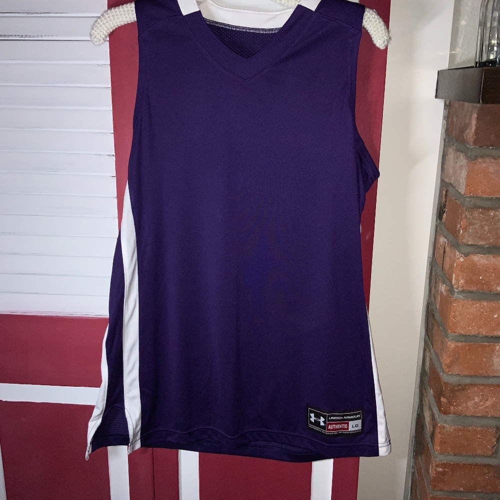 (5 for $20/3 for $11) Under Armour Purple Tank Top - Picture 1 of 2